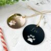 Paw Print Christmas Ornament