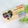 Pride rainbow wooden photo block