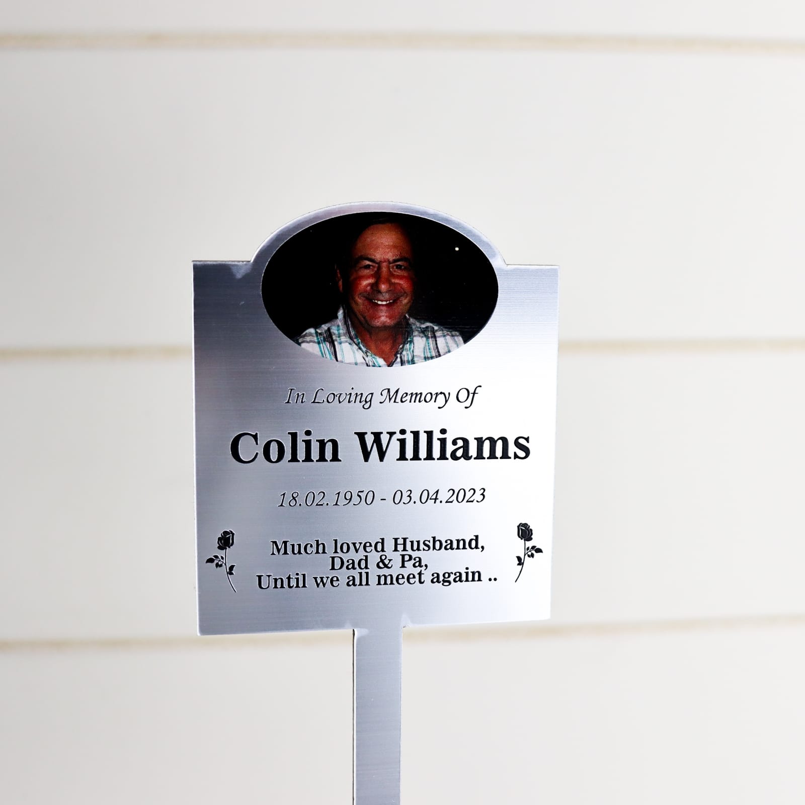 Printed memorial garden spike 2 Printed memorial garden spike