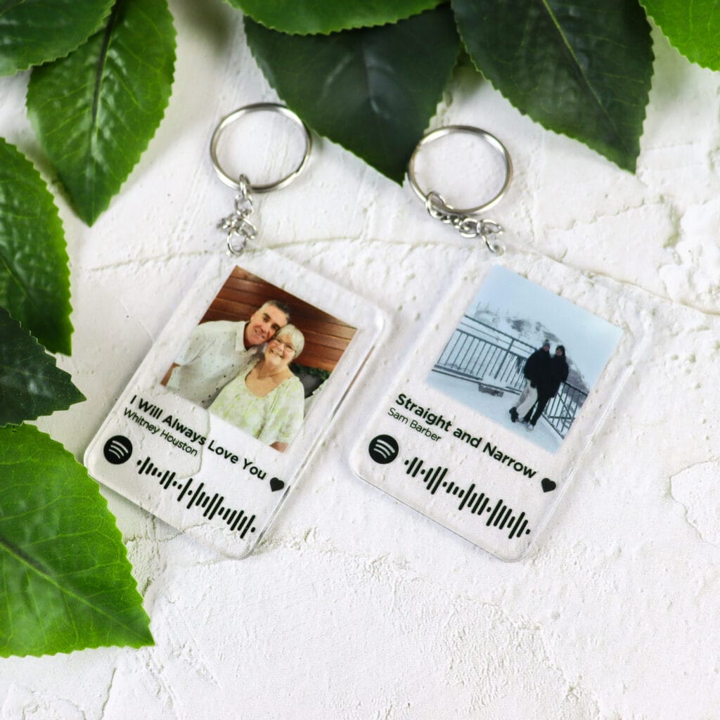 Spotify Personalised Photo Keyring - CustomKings