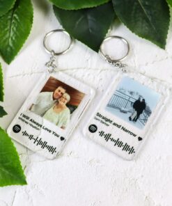 Spotify Personalised Photo Keyring