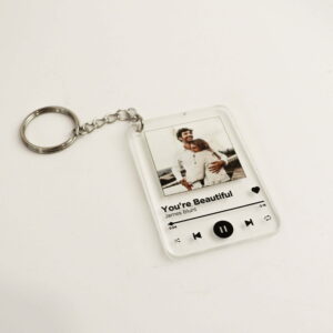Spotify Personalised Photo Keyring