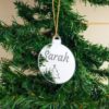 Symbol Personalised Name Christmas Ornament