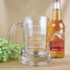 Wedding Beer Mug Engraved for the Bridal Party