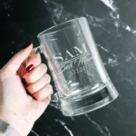 Wedding Beer Mug Engraved for the Bridal Party