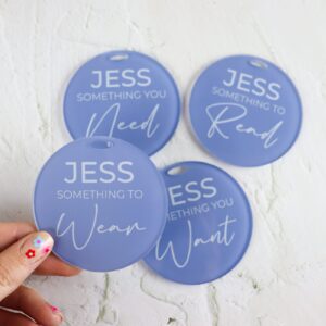 Want Need Wear Read Gift Tags