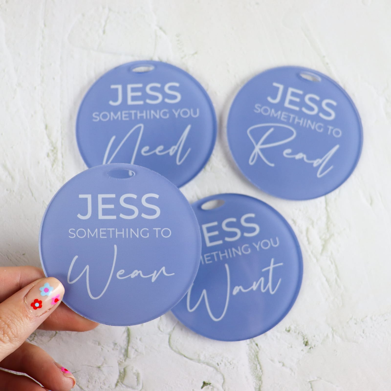 Want Need Wear Read Gift Tags