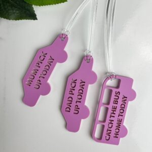 After School Bag Tags