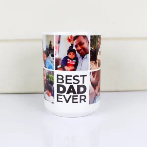 Best dad ever photo mug