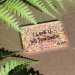 Childhood Scribbled Message Keychain