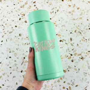 Corporate reusable 1 litre water bottle mint green