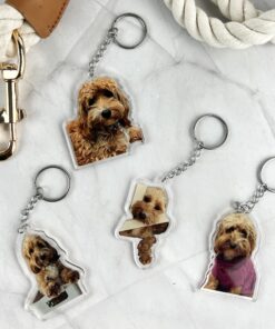 Custom Pet Photo Acrylic Keychain