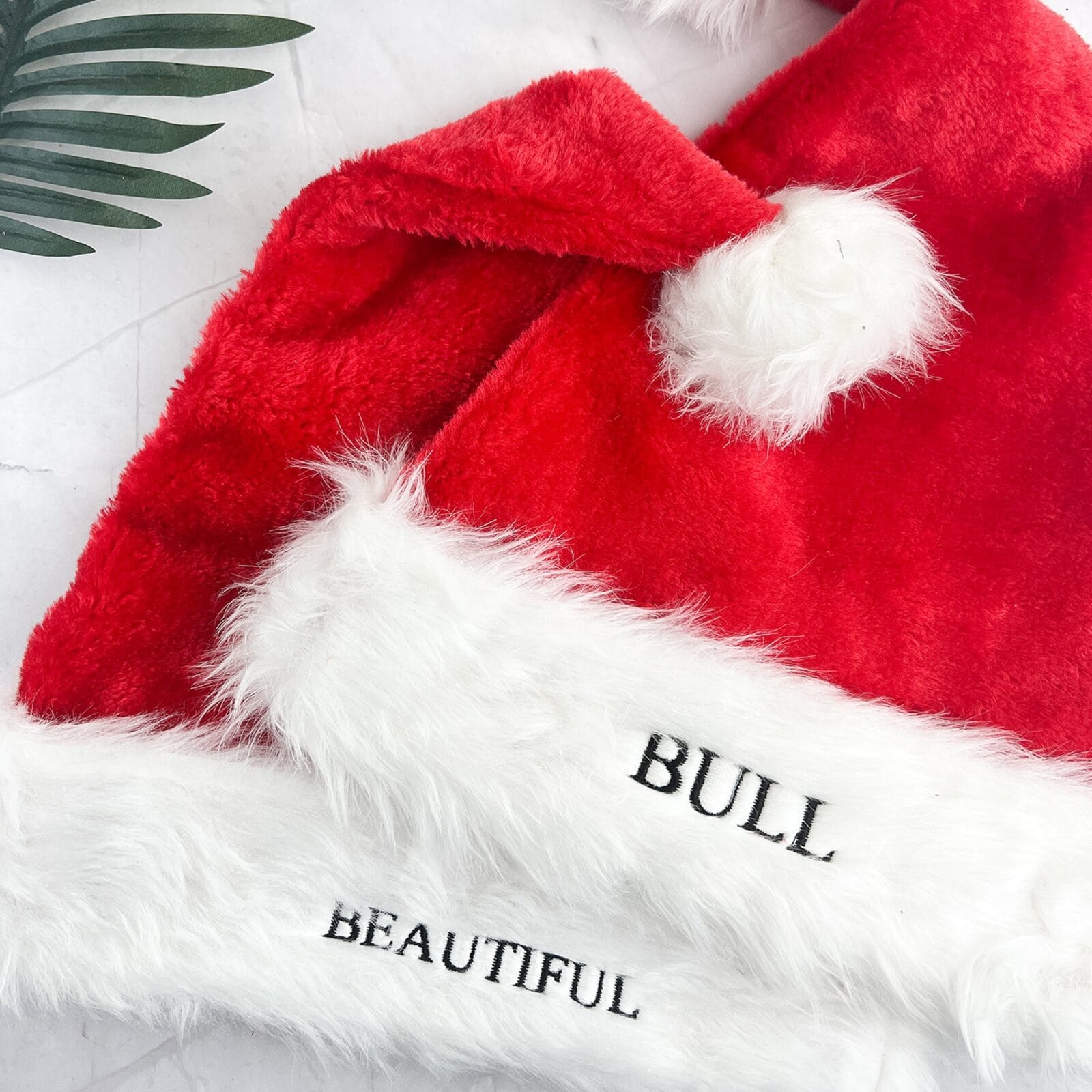 Deluxe personalised santa hat