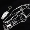 Embroidered Car Hoodie & Keyring Combo