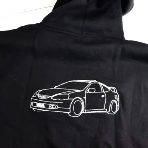 Embroidered Car Hoodie & Keyring Combo