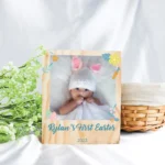 First Easter Wooden Photo Block