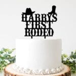 First Rodeo Cake Topper