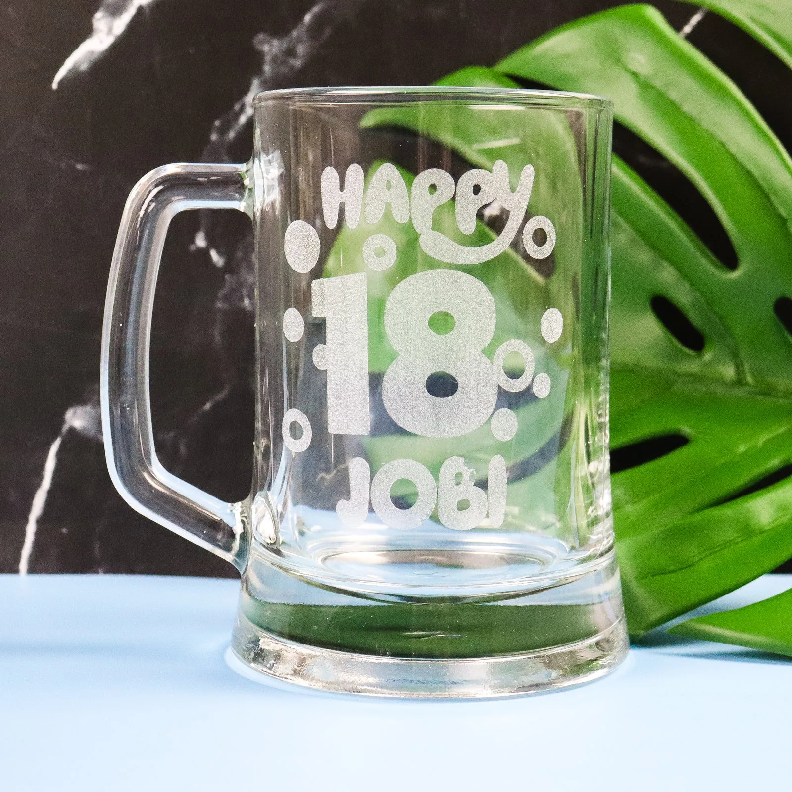 Personalised Birthday Beer Mug
