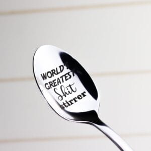 Personalised dessert spoon