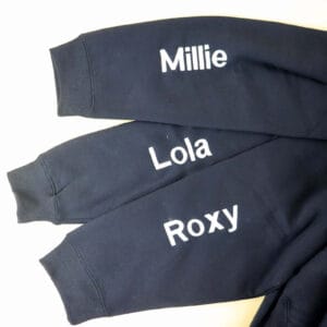 Personalised hoodie sleeve