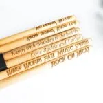 Personalised Engraved Wood Drumsticks Pair