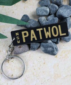 Slimline PlateIt© Licence Plate Keychain - All Colours