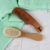Wooden Brush and Comb with Personalised Name