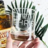 Barrell whiskey round scotch glass