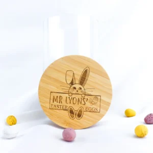 Bunny easter egg lolly jar