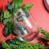 Eat Drink And Be Merry Stemless Wine Glass