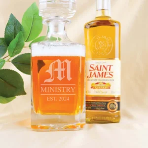 Engraved Birthday Vintage Decanter