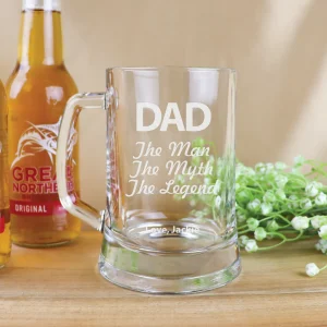 Father's Day Engraved 500ml Beer Mug