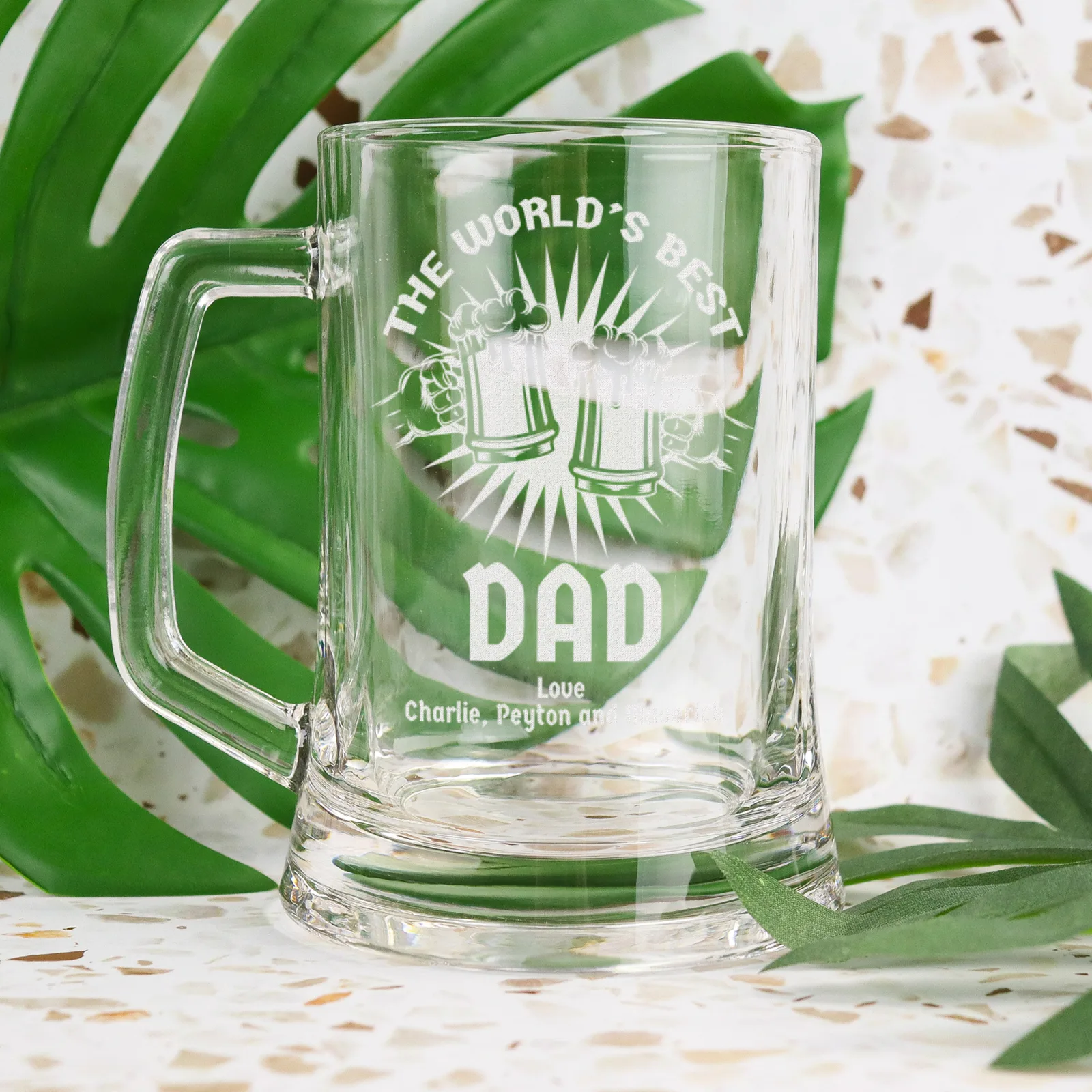 HAUCOZE Boccale Di Birra Tedeschi Germania Stemma Vichingo Beer Stein Mug Con Coperchio Per Compleanno Regalo Uomini Padre Marito 0.6 Liter