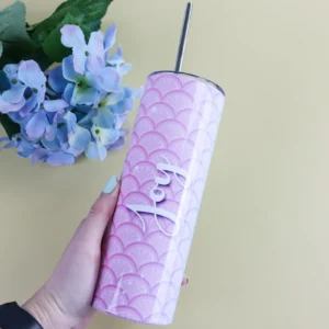 Mermaid skinny tumbler 20oz tumbler