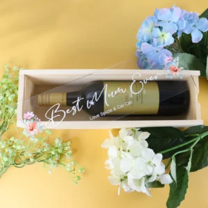 Mother's Day Gift Wooden Wine Box