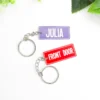Name PlateIt© Licence Plate Keychain - All Colours