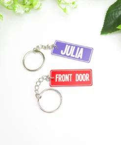 Name PlateIt© Licence Plate Keychain - All Colours