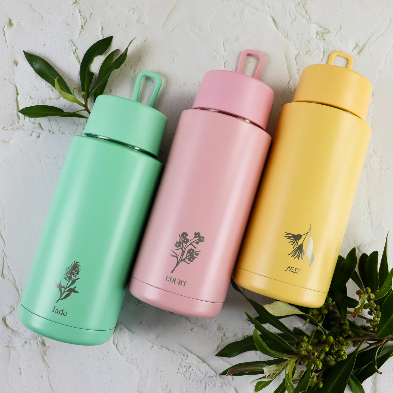 Native Flower Reusable 1 Litre Water Bottle