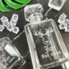 Personalised buck vintage decanter