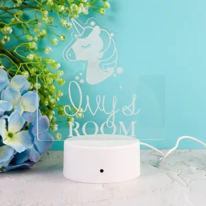 Unicorn Personalised Night Light