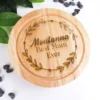 Best Mum Ever Rotating Cheese Set with Engraved Name