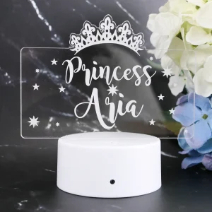 Personalised Princess Night Light