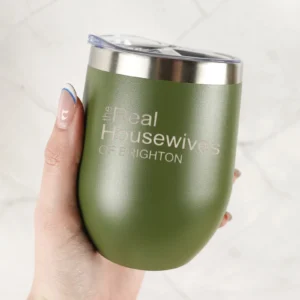 Real housewives stainless steel tumbler