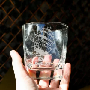 Shipmate personalised vintage boxed decanter set with two glasses