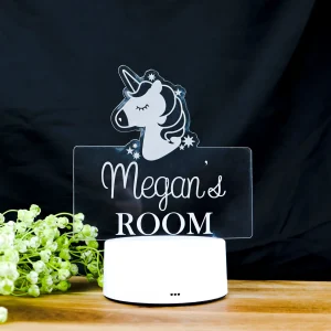 Unicorn Personalised Night Light