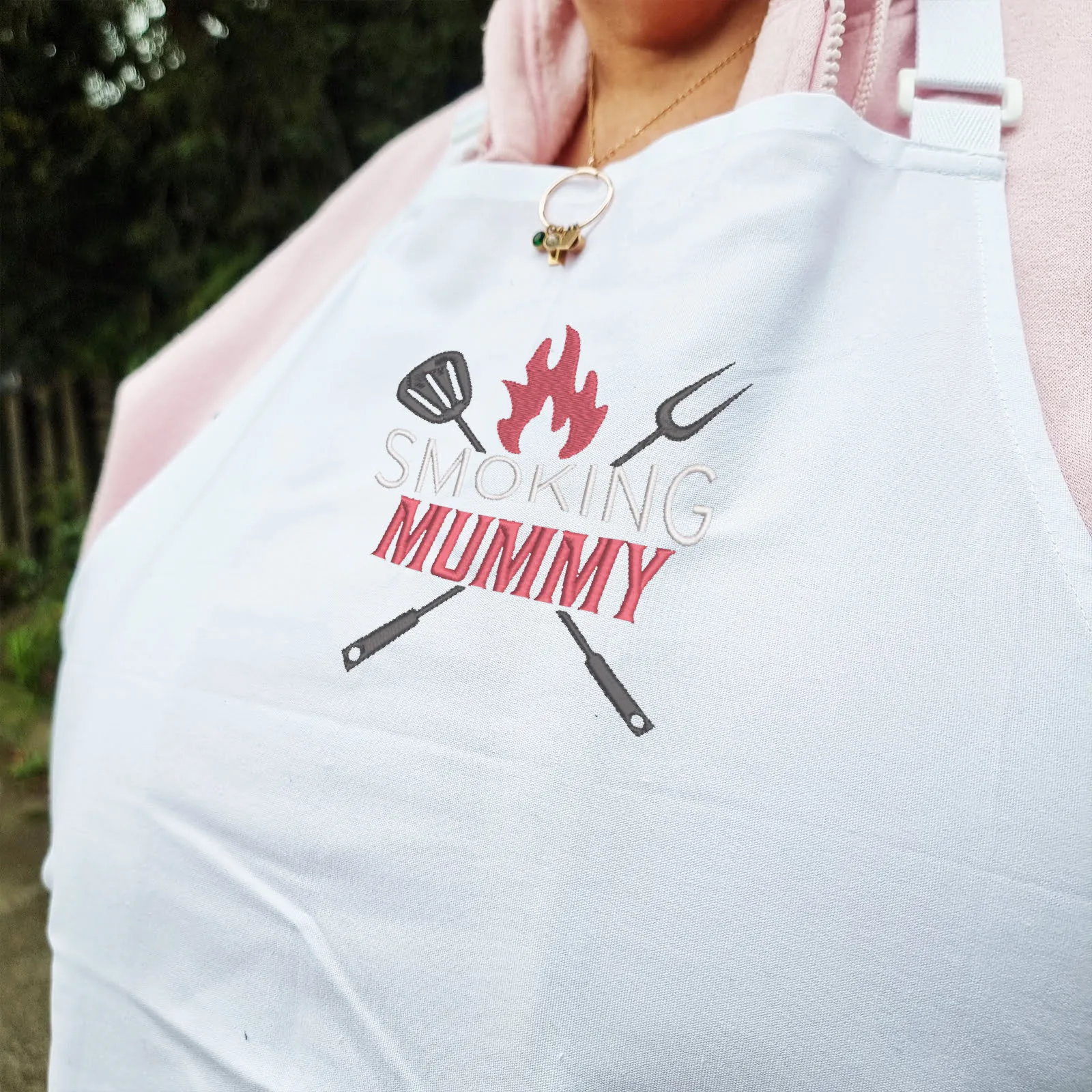 Smoking Daddy or Mummy Apron