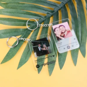 Spotify Personalised Photo Keyring