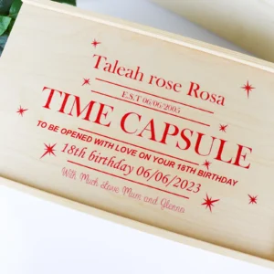 Newborn keepsake box in varying designs