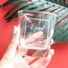 Wedding Scotch Glass Engraved for the Bridal Party