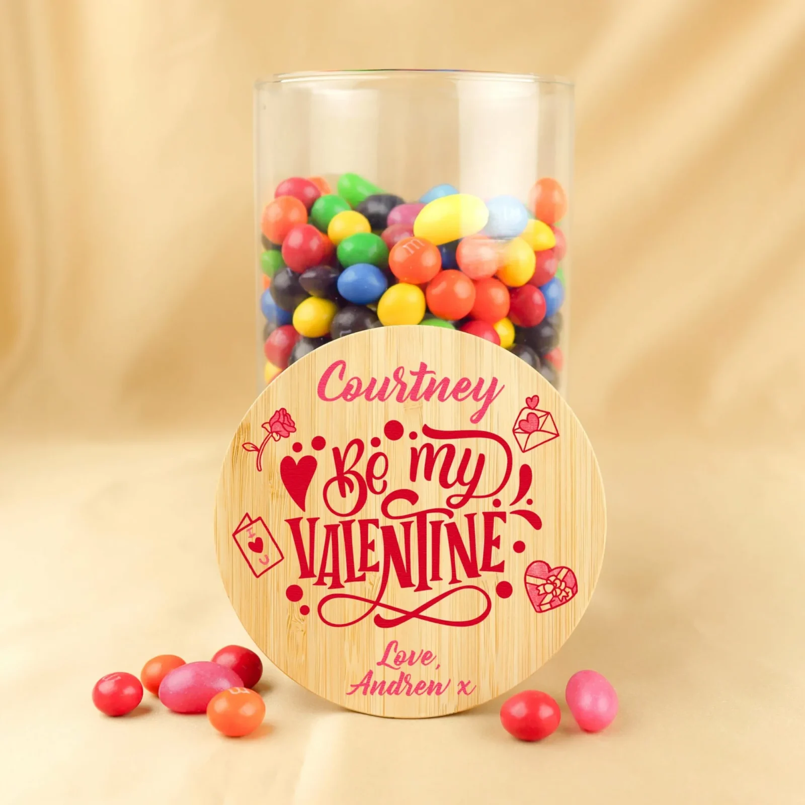 Will you be my Valentines Lolly Jar